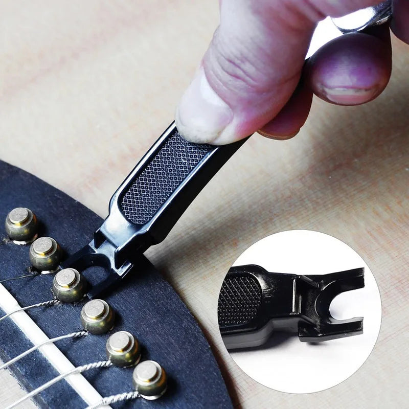 3-in-1 Guitar String Winder, Cutter & Bridge Pin Puller