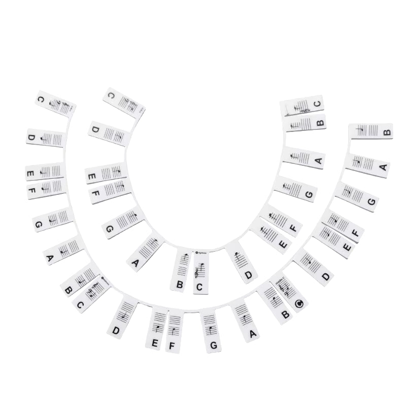 Piano Keyboard Stickers for 88/61 Key,Removable Piano Keyboard Note Labels for Learning Piano Notes Guide for Beginner.