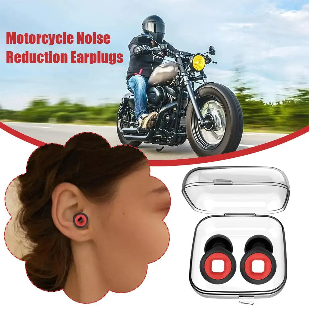 Motorcycle Noise Reduction Earplugs Anti-Noise Mute Earplugs Motorcycle Equipment Sleep Soundproof Earplugs