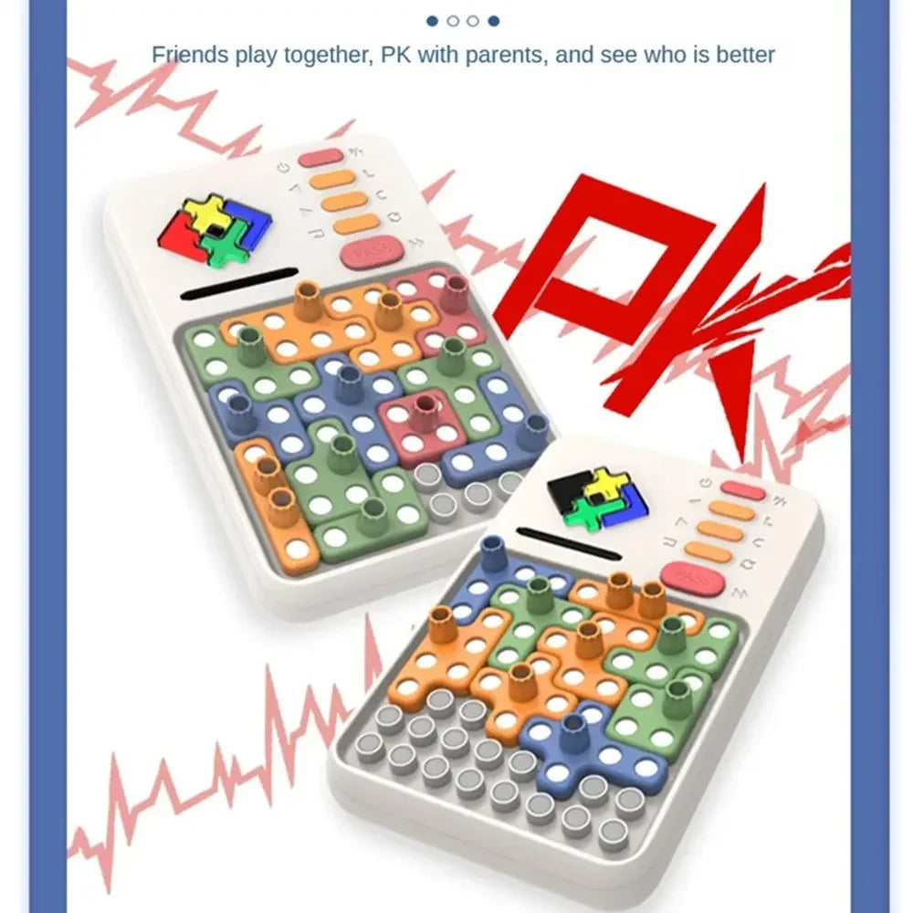 Super Block Smart Jigsaw Game 1000+ Levelled up Challenges Brain Teaser Puzzles Interactive Fidget Toys Children'S Gifts.