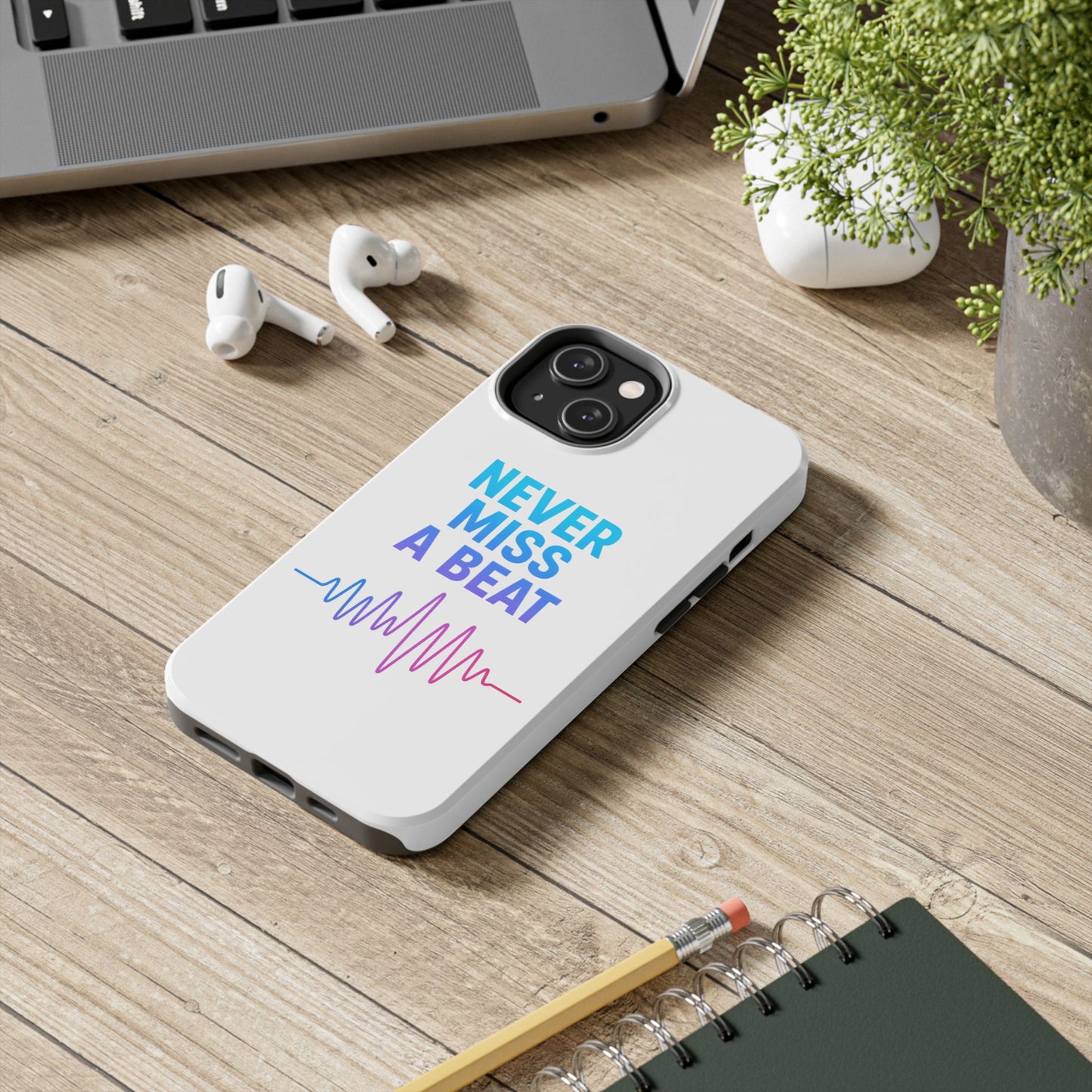 Durable Phone Cases with Motivational Design, Gifts for Music Lovers, Fitness Enthusiasts, and Trendsetters