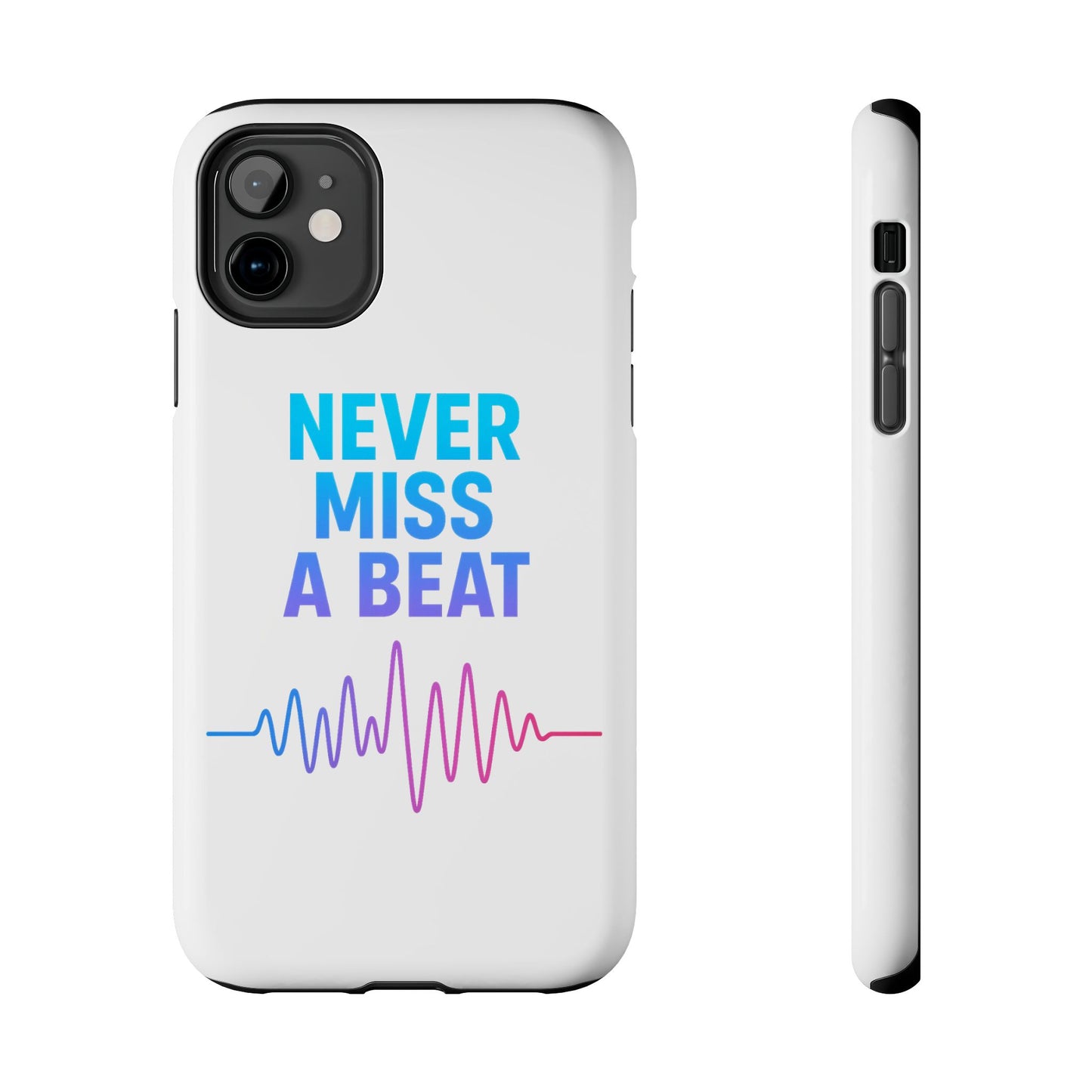 Durable Phone Cases with Motivational Design, Gifts for Music Lovers, Fitness Enthusiasts, and Trendsetters
