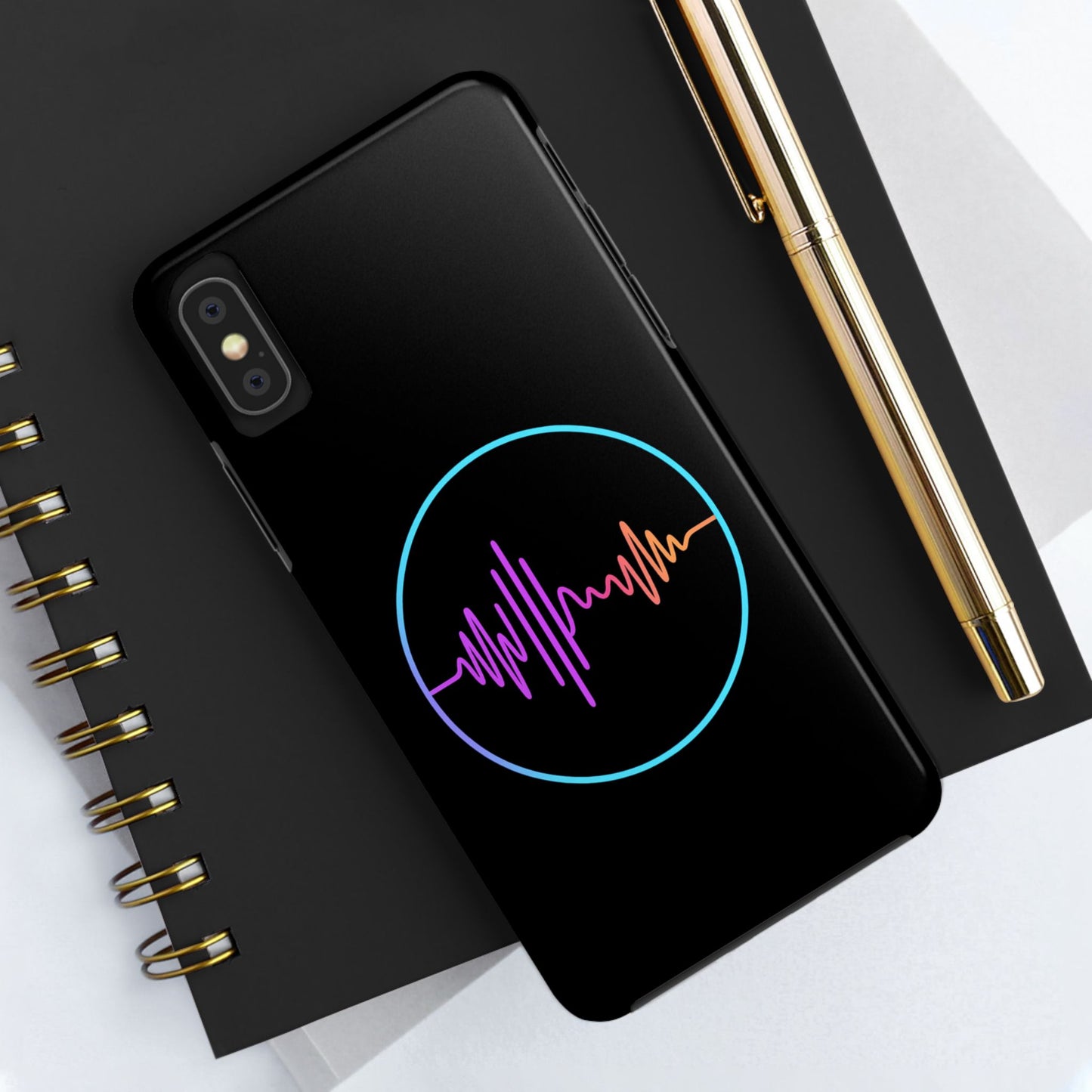 Colorful Soundwave Tough Phone Cases for Music Lovers, Durable Phone Covers, Gifts for Musicians, Unique Phone Accessories, Vibrant [...]