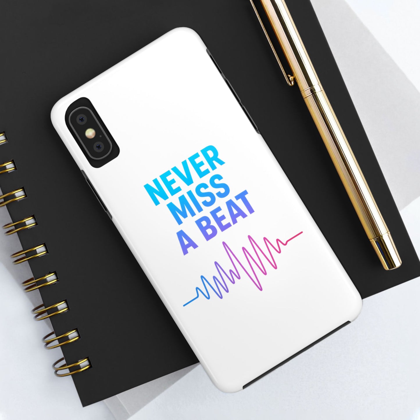 Durable Phone Cases with Motivational Design, Gifts for Music Lovers, Fitness Enthusiasts, and Trendsetters
