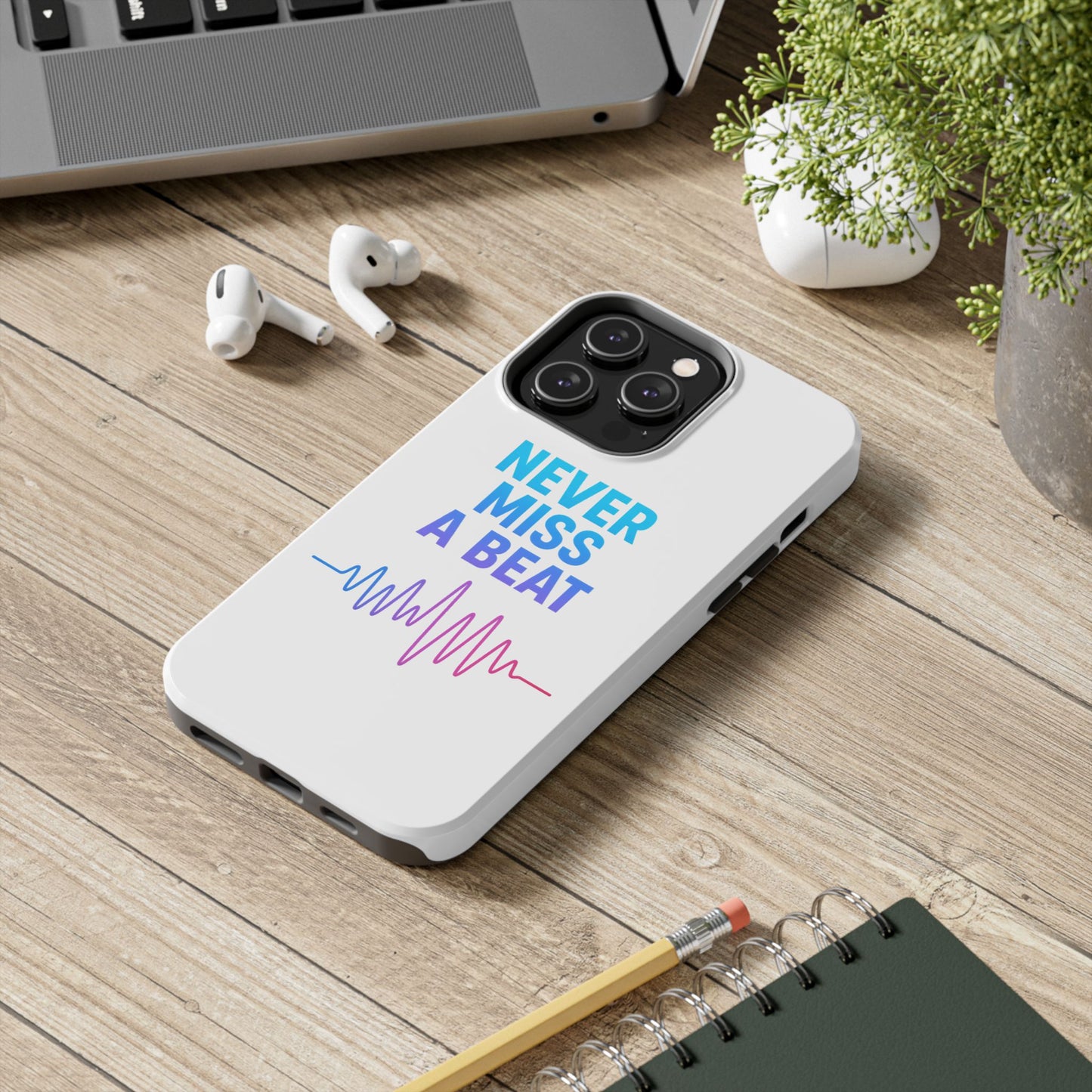Durable Phone Cases with Motivational Design, Gifts for Music Lovers, Fitness Enthusiasts, and Trendsetters
