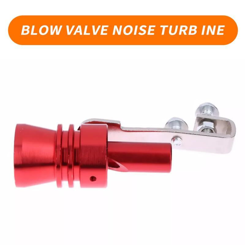 Turbo Whistle - Turbo Sound Whistle, Aluminum Universal Turbo Whistle, Car Turbo Simulator Sound Whistle for Truck SUV Car, 1 Pack Size XL (Red)