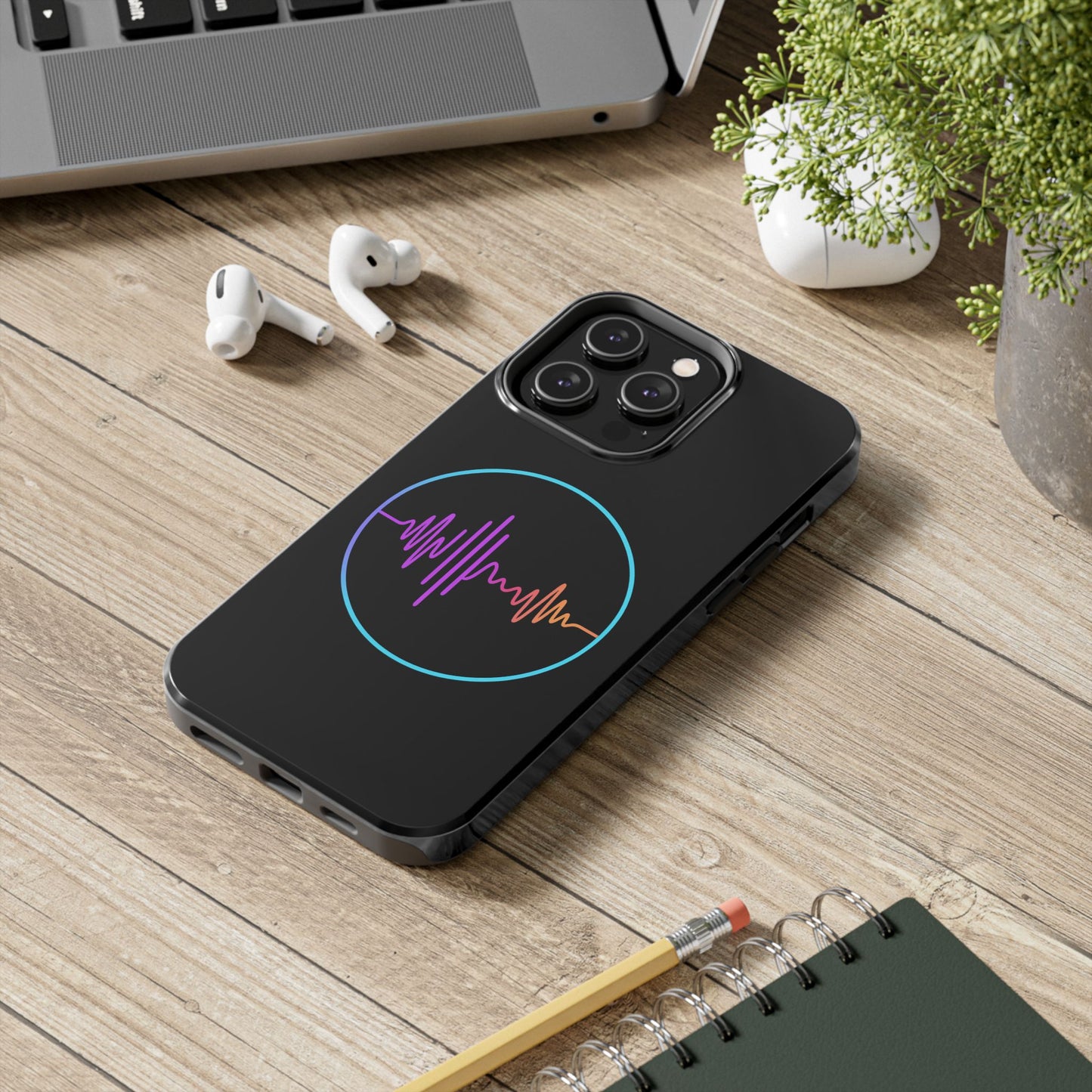 Colorful Soundwave Tough Phone Cases for Music Lovers, Durable Phone Covers, Gifts for Musicians, Unique Phone Accessories, Vibrant [...]