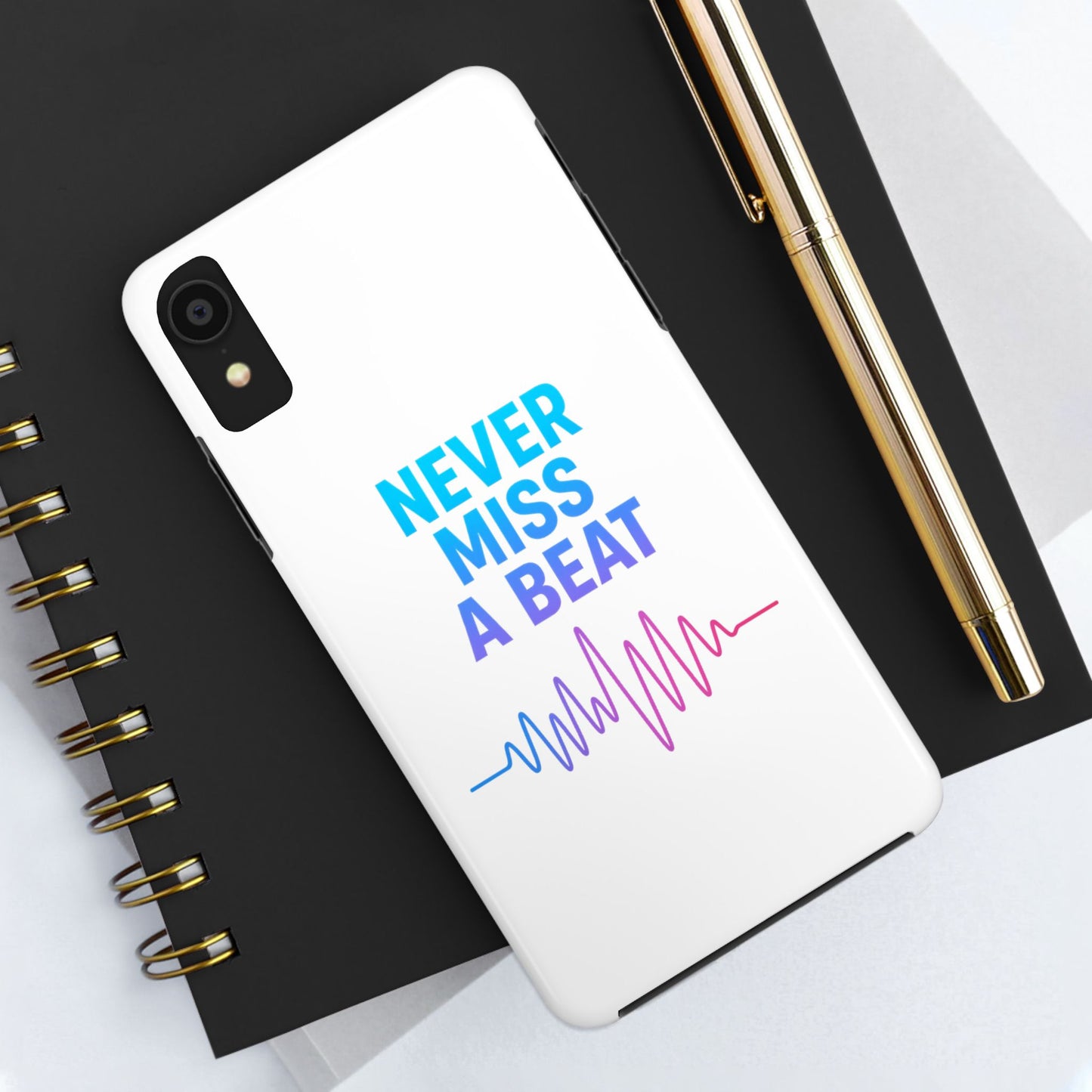 Durable Phone Cases with Motivational Design, Gifts for Music Lovers, Fitness Enthusiasts, and Trendsetters