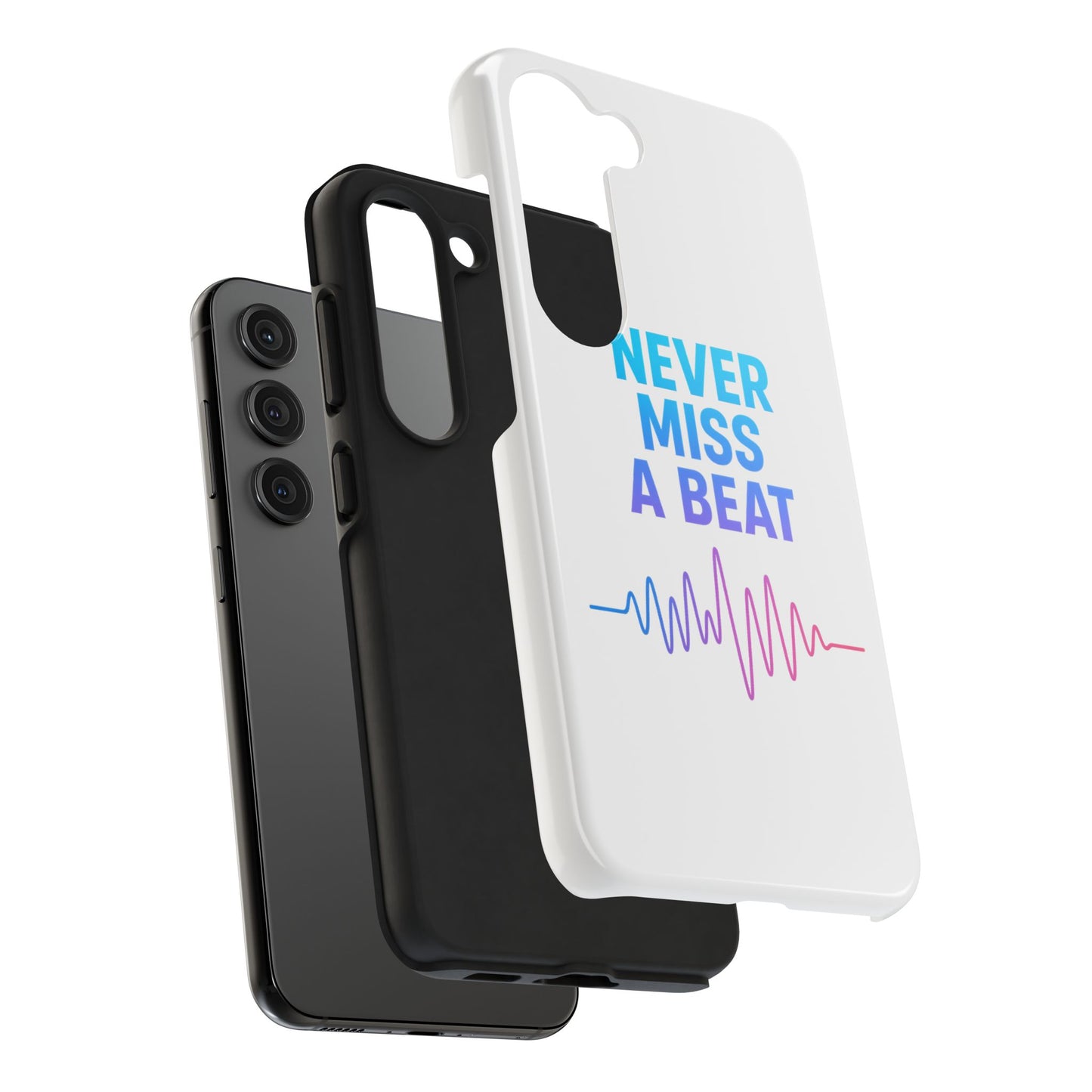 Durable Phone Cases with Motivational Design, Gifts for Music Lovers, Fitness Enthusiasts, and Trendsetters