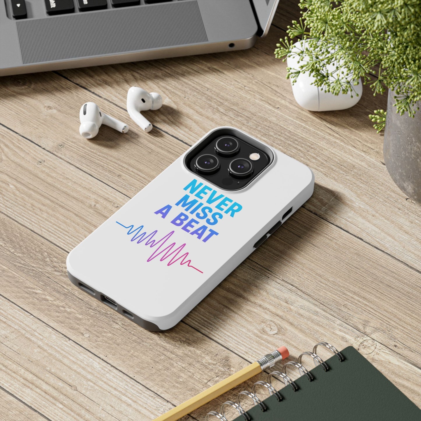 Durable Phone Cases with Motivational Design, Gifts for Music Lovers, Fitness Enthusiasts, and Trendsetters