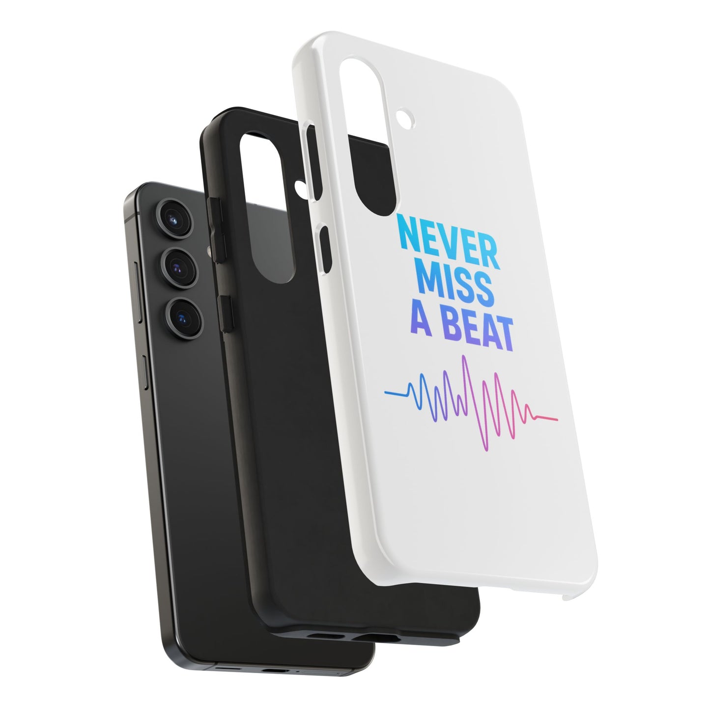 Durable Phone Cases with Motivational Design, Gifts for Music Lovers, Fitness Enthusiasts, and Trendsetters
