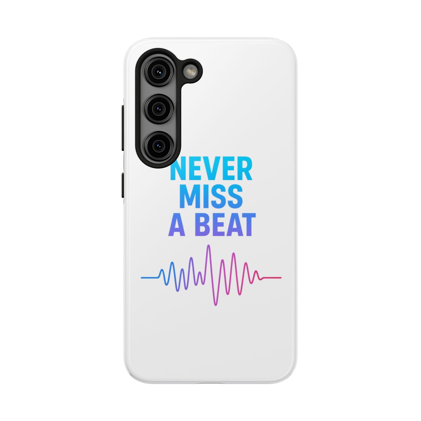 Durable Phone Cases with Motivational Design, Gifts for Music Lovers, Fitness Enthusiasts, and Trendsetters