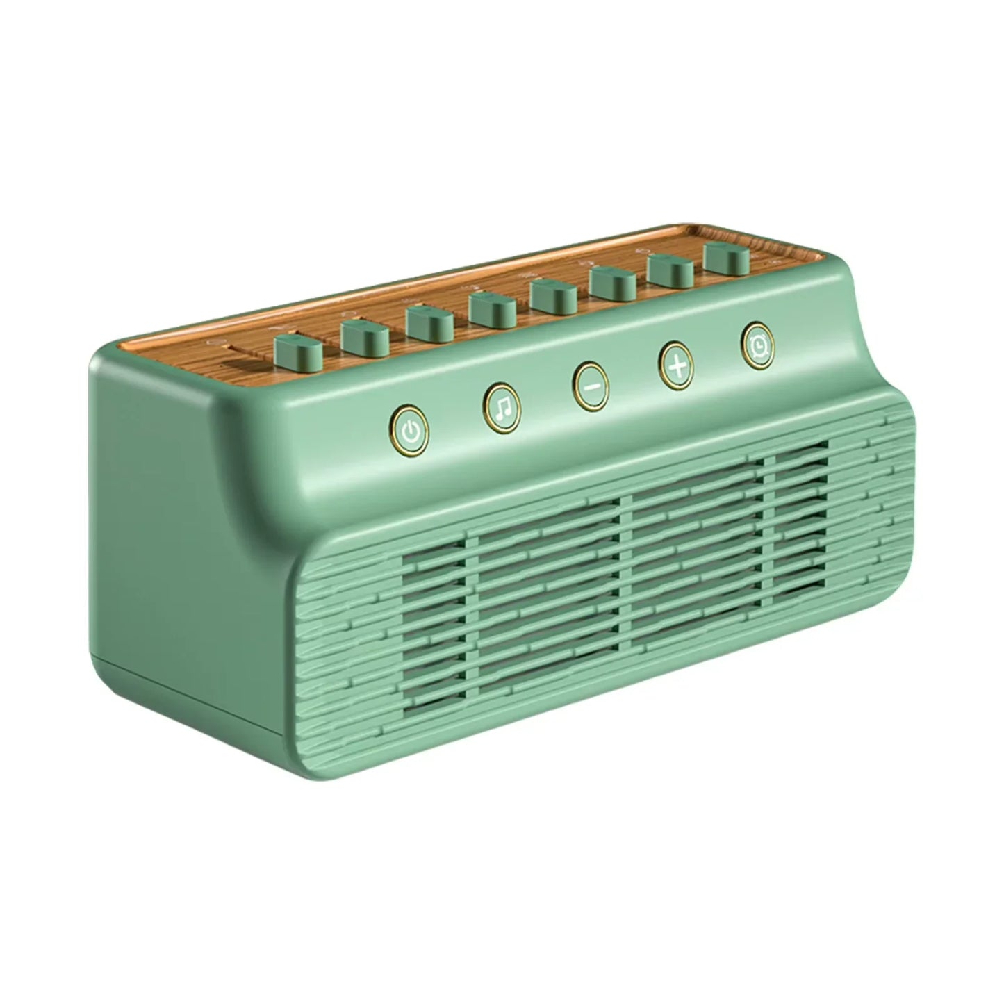 Portable White Noise Bluetooth Speaker Nature Sound Sleep Aid Music Box Wireless Stereo MP3 Music Player Support Timed Shutdown.