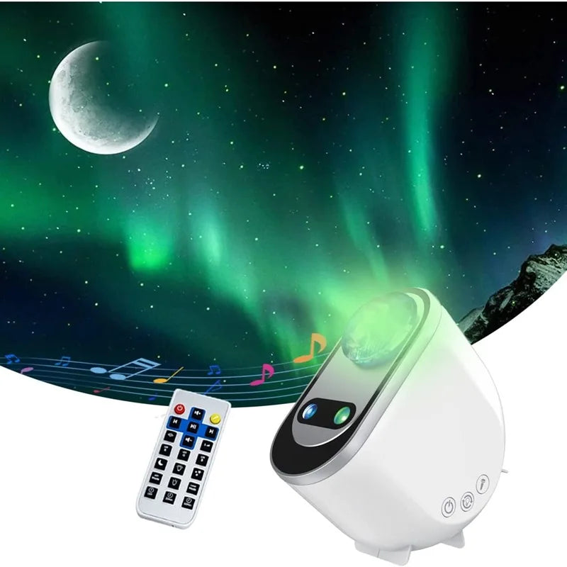 Aurora Borealis Starlight Projectors LED Galaxy Star Atmosphere Galaxy Night Light Home Bedroom Sky Moon Lamp Room Decor Gift.