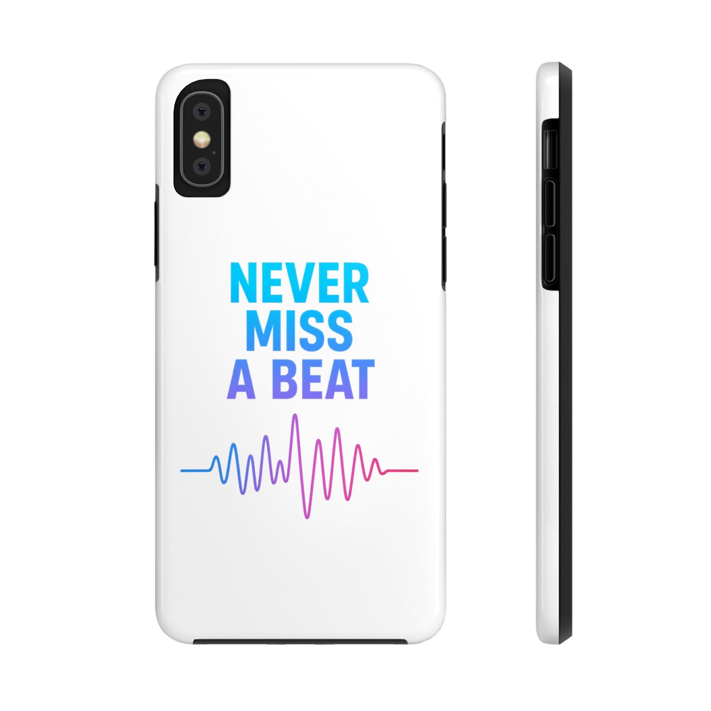 Durable Phone Cases with Motivational Design, Gifts for Music Lovers, Fitness Enthusiasts, and Trendsetters