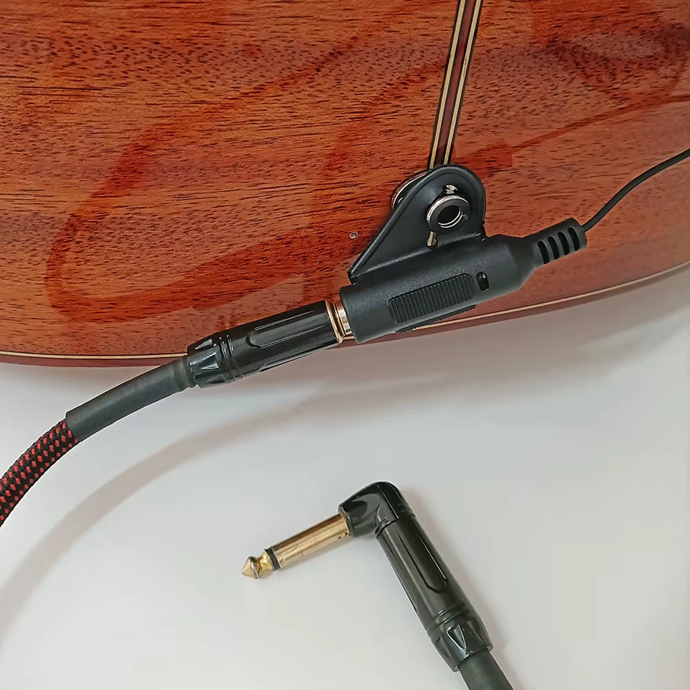 1Pcs Portable Guitar Pickup Professional Piezo Contact Microphone Pickup Easy to Install for Violin Ukulel Guitar Accessories