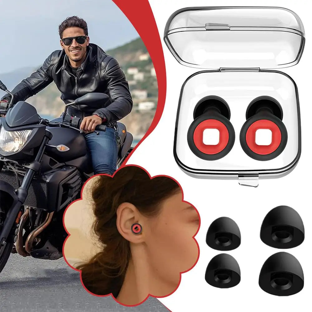 Motorcycle Noise Reduction Earplugs Anti-Noise Mute Earplugs Motorcycle Equipment Sleep Soundproof Earplugs