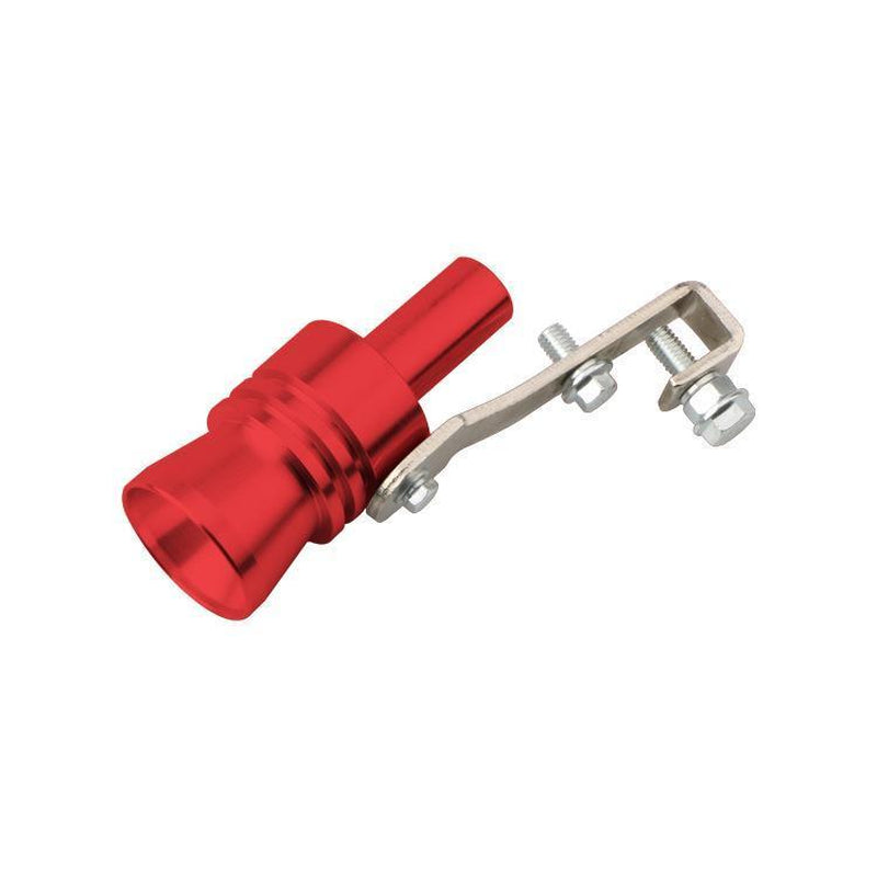 Turbo Whistle - Turbo Sound Whistle, Aluminum Universal Turbo Whistle, Car Turbo Simulator Sound Whistle for Truck SUV Car, 1 Pack Size XL (Red)