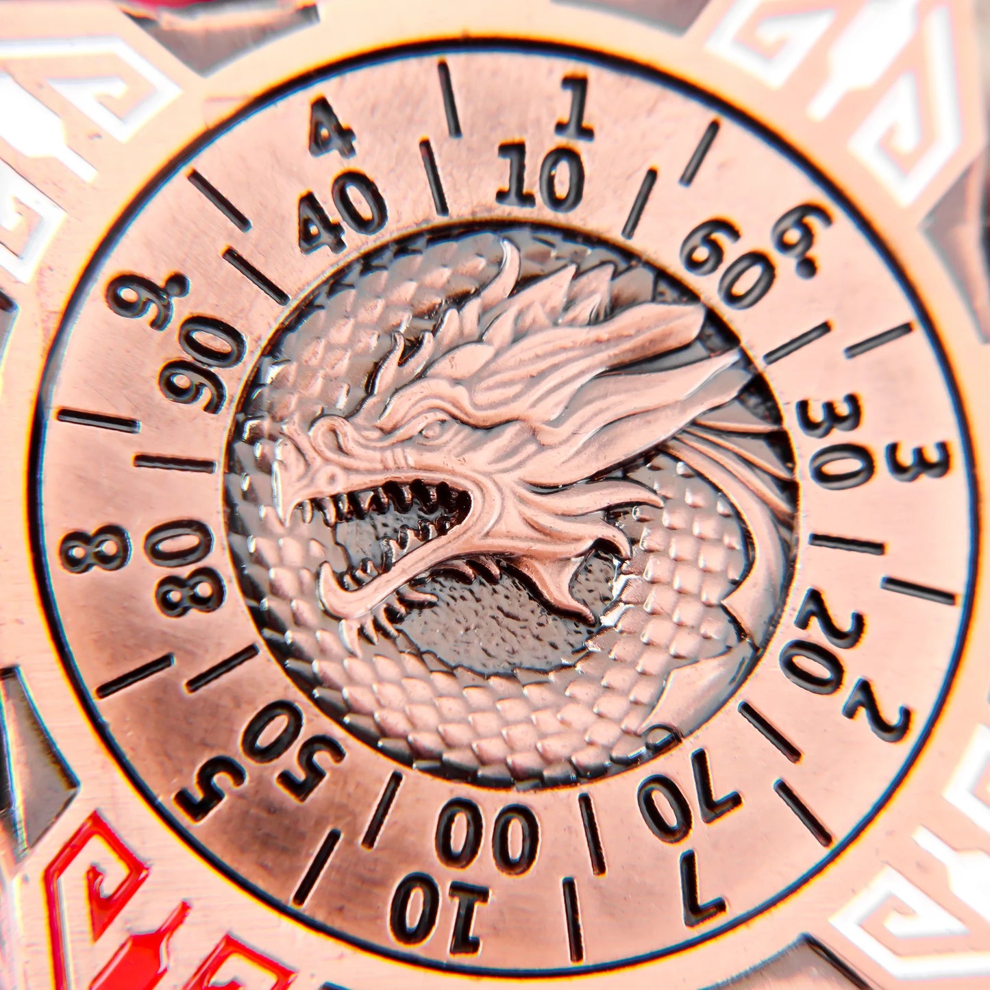 Six-Sided Gyro Dice，Dnd Metal Dice,Six Metal Dice ，Fantasy Gyro Dice，Dragon Polyhedral Dice.