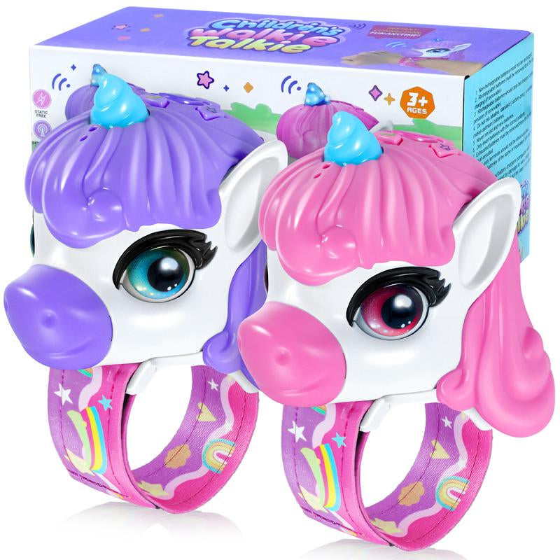 Vvinca Walkie Talkies for Kids - 2 Pack Toys for Boys Girls Age 3-5 5-7 8-12 T-Rex Adjustable Strap Long Range Clear Sound Walkie Talkie Outdoor Camping Christmas Birthday Gifts for Toddlers