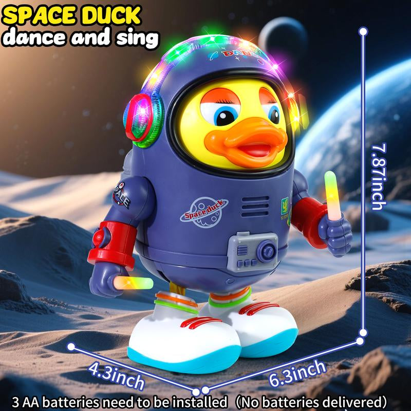 Dancing Space Duck Toy for Kids with Music & Lights – Electric Waddling Fun Gift Toy
