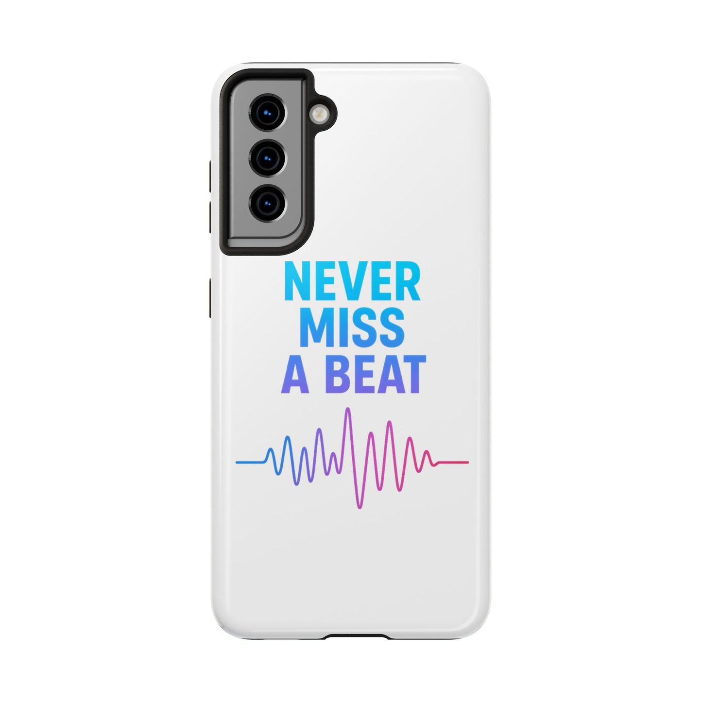 Durable Phone Cases with Motivational Design, Gifts for Music Lovers, Fitness Enthusiasts, and Trendsetters