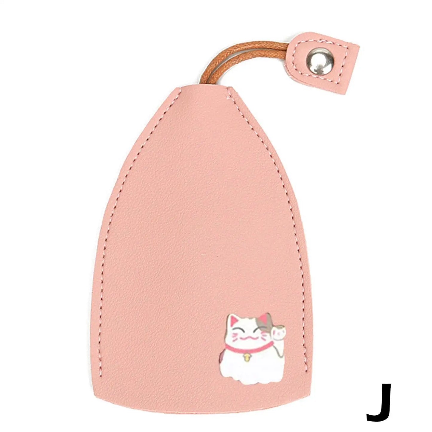Cute Pull Out Key Case Cartoon Animals Rabbit Cat PU Leather Key Wallets Housekeepers Car Key Holder Case Leather Bag for Keys.