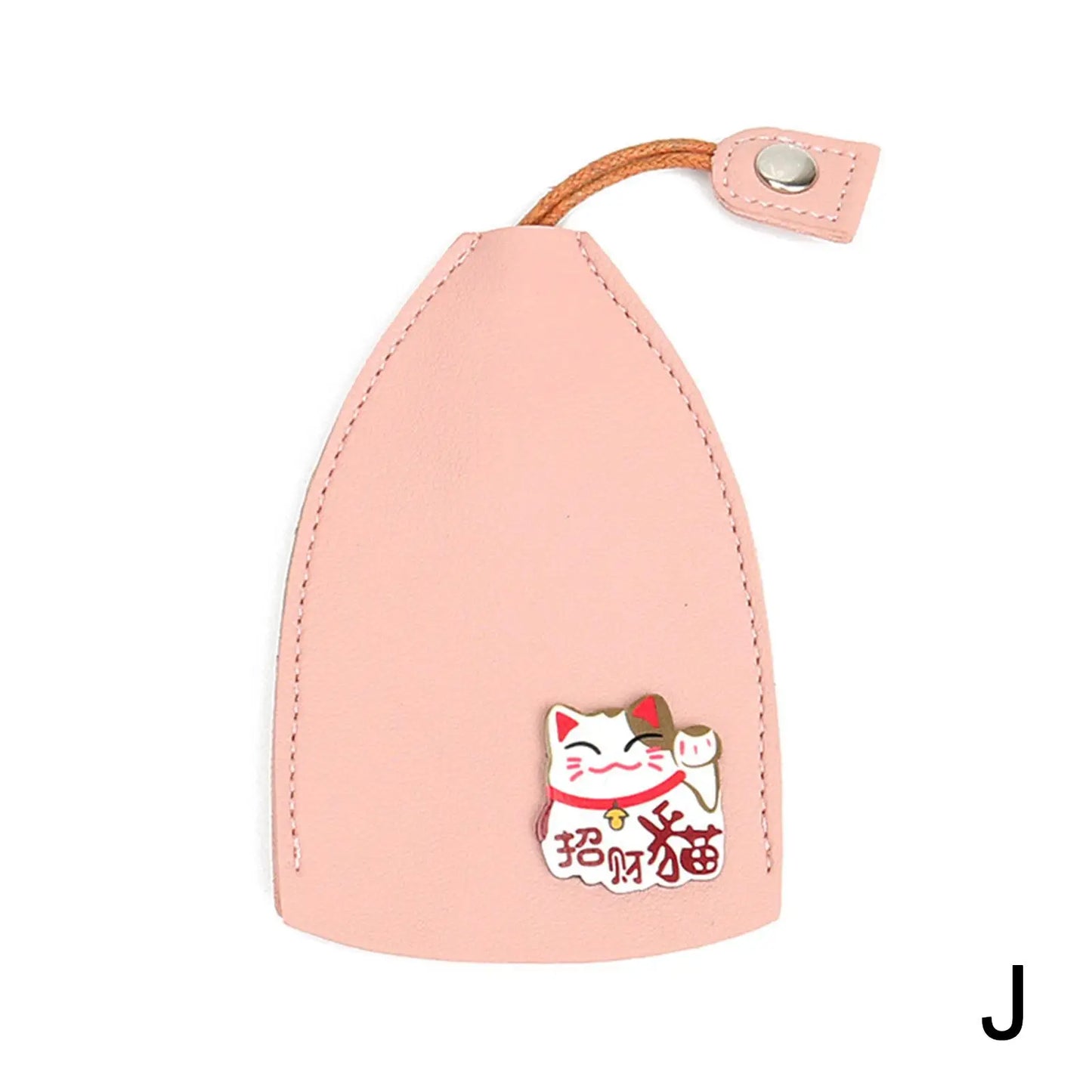 Cute Pull Out Key Case Cartoon Animals Rabbit Cat PU Leather Key Wallets Housekeepers Car Key Holder Case Leather Bag for Keys.