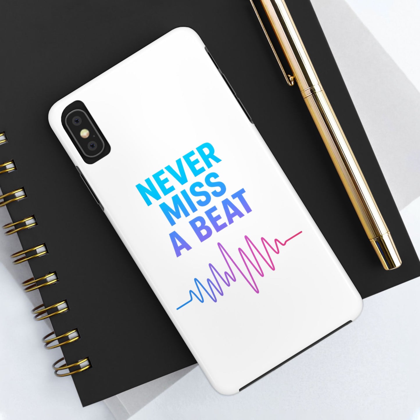 Durable Phone Cases with Motivational Design, Gifts for Music Lovers, Fitness Enthusiasts, and Trendsetters