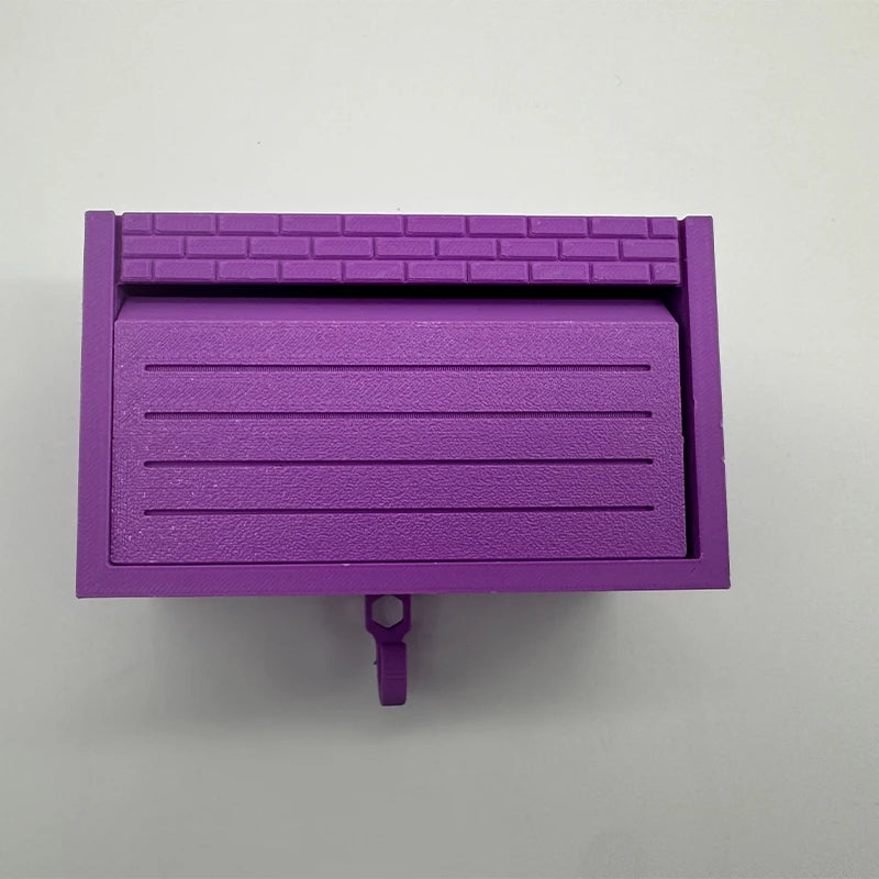 Car Garage Key Holder with Opening Door Wall Hanging Key Holder, Fun 3D Printed Key Organizer, Easy Installation Wall Decoration.