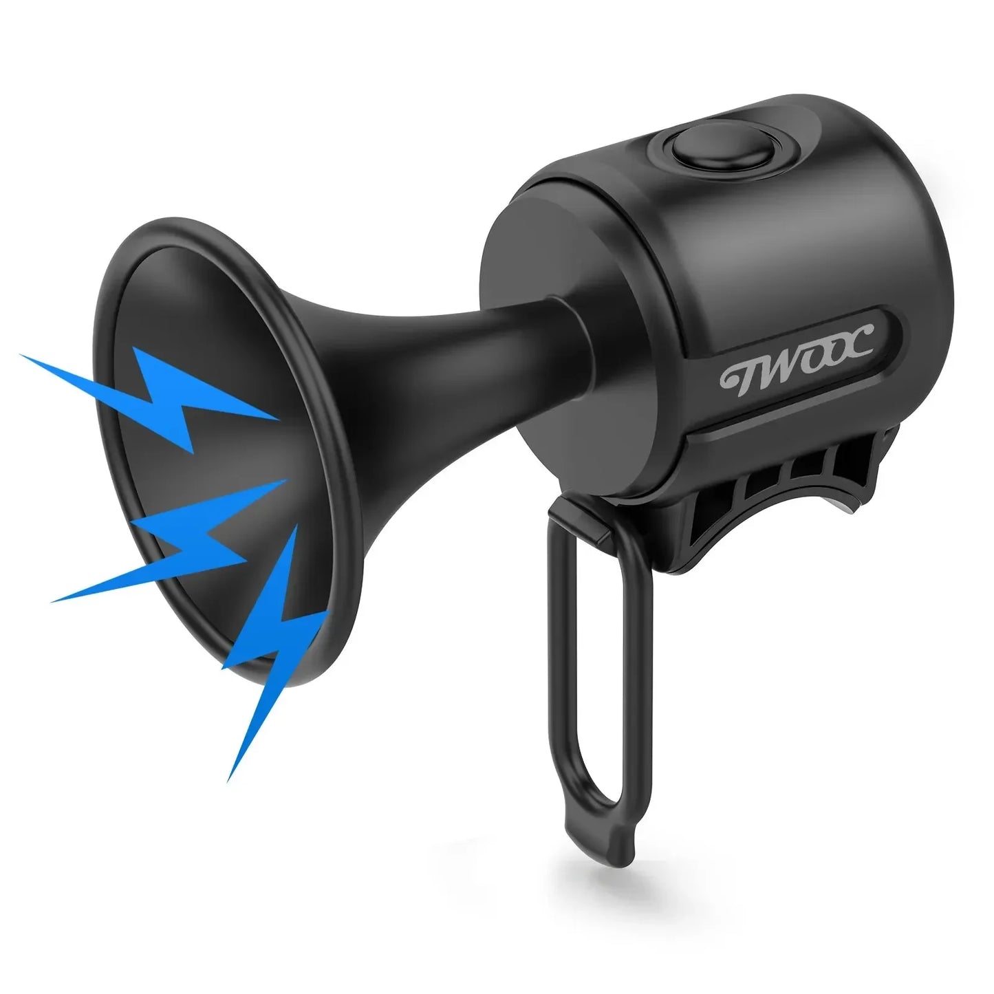 TWOOC Bicycle Electronic Horn Loud Warning Sound CR2032 Battery 120Db IPX4 Waterproof Suitable for Road and Mountain Bike.