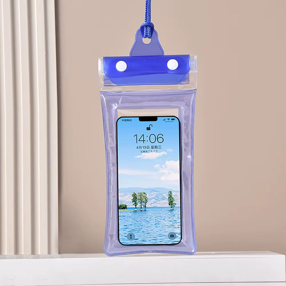 Waterproof Phone Case Pouch Swimming Floating Bag Cover for Iphone 13 14 15 16 Pro Samsung S23 S25 Xiaomi Huawei below 6.8''