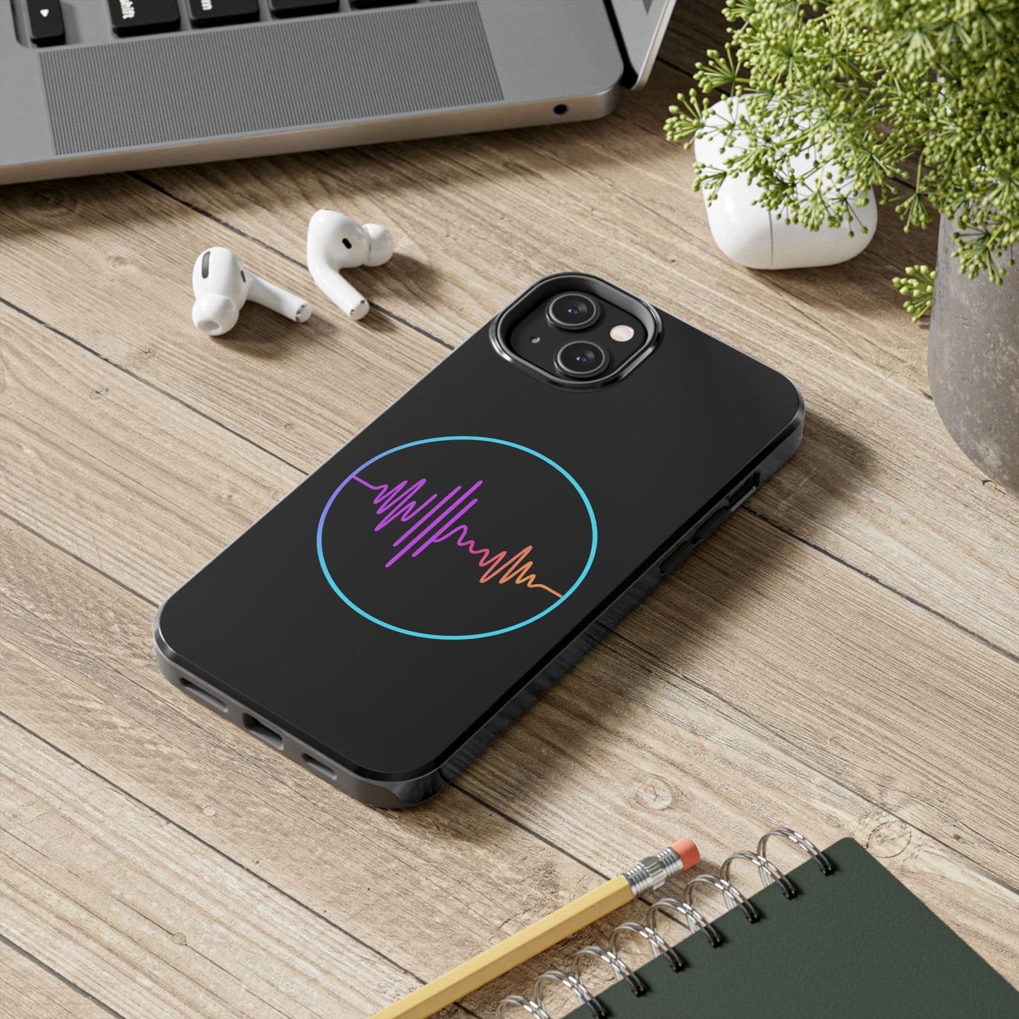 Colorful Soundwave Tough Phone Cases for Music Lovers, Durable Phone Covers, Gifts for Musicians, Unique Phone Accessories, Vibrant [...]