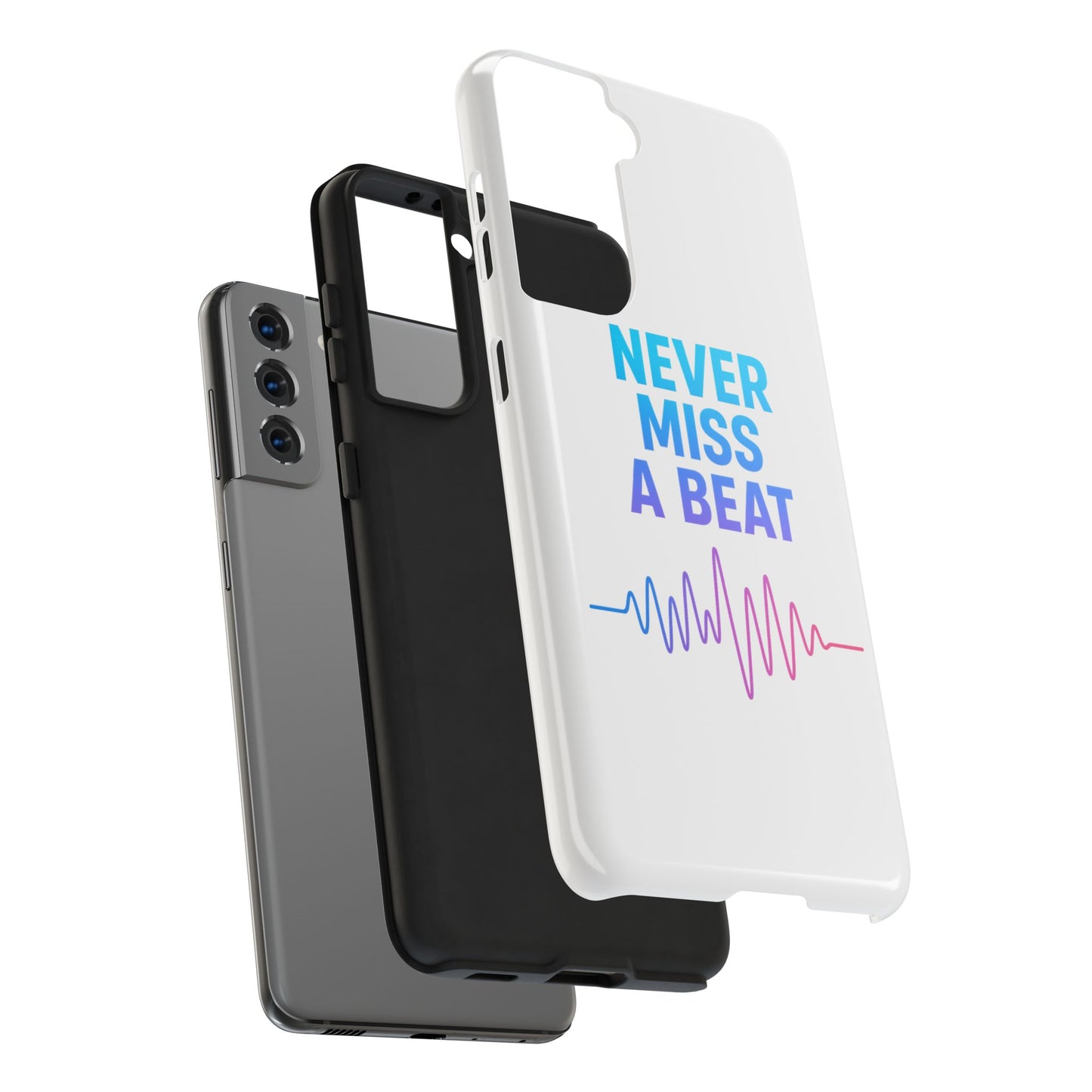 Durable Phone Cases with Motivational Design, Gifts for Music Lovers, Fitness Enthusiasts, and Trendsetters