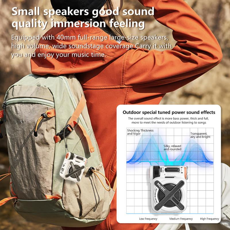 CY Audio Mini Portable Bluetooth Speaker M3 - Studio 3D Sound Bass Boom Wireless Lasting PARTY POWER Surround Sound Dual-Pairing Waterproof Racing Style Perfect Gift Suitable for Office Sports Outdoors Travel White Compact Stereo