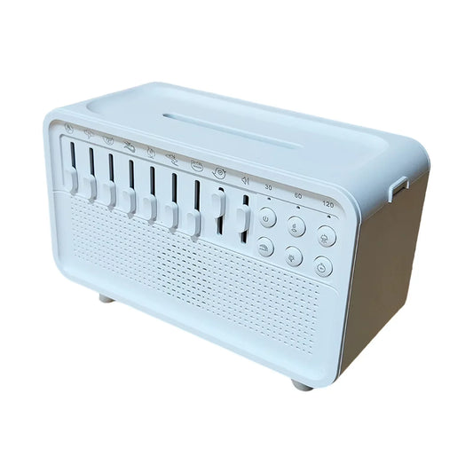 Portable White Noise Bluetooth Speaker Nature Sound Sleep Aid Music Box Wireless Stereo MP3 Music Player Support Timed Shutdown.