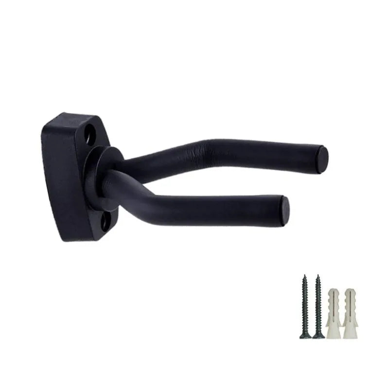 Metal Guitar Hanger Hook Wall Mount Non-slip Holder Stand for Guitar Ukulele Violin Bass Guitar Instrument Accessories