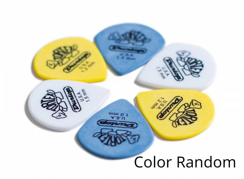 10pcs Dunlop Guitar Picks Electric Guitar Parts Picks Accessories 6 Kinds Thickness Picks Acoustic Guitar