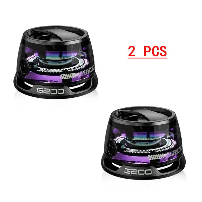 Portable Bluetooth Speaker G200 RGB Lighting Magnetic Speaker BT5.3 Mini Sound Box 7 Hours Playback Phone Holder