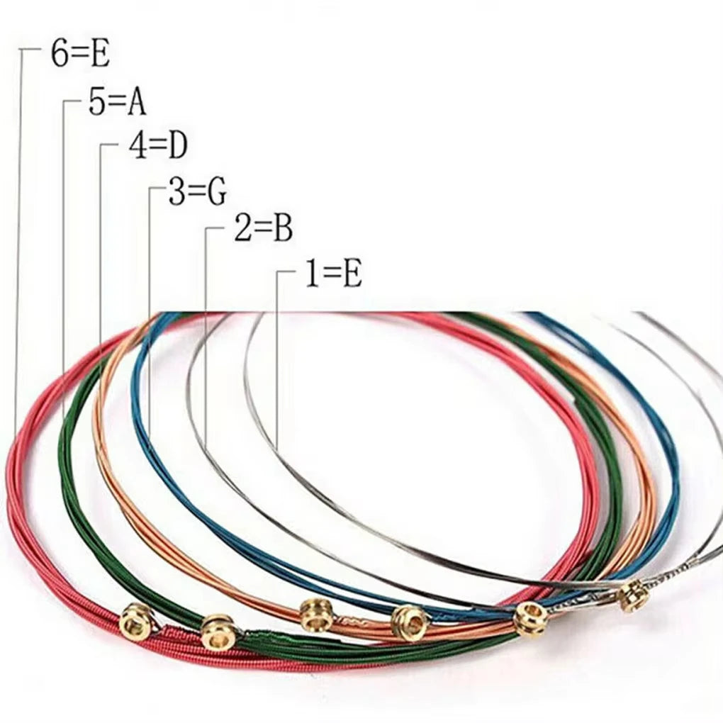 Miwayer Color-Coated Acoustic Guitar Strings