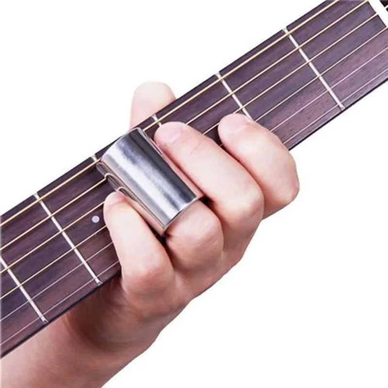 1/3/5pcs Stainless Steel Metal Guitar Slide Slider Finger Knuck String Slides Tone For Guitar String Instruments Accessories