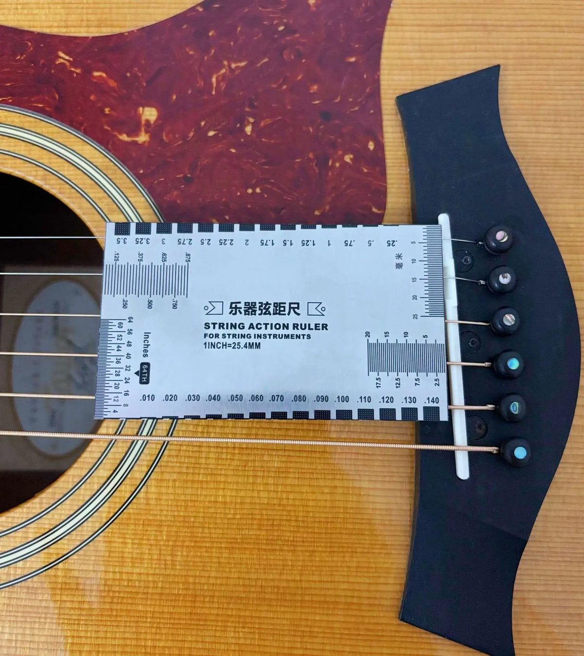 Stainless Steel String Action Gauge