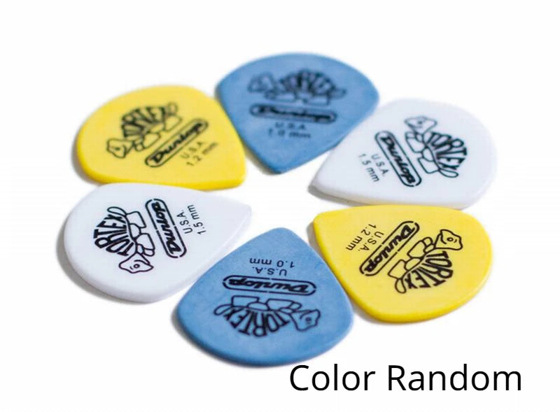 10pcs Dunlop Guitar Picks Electric Guitar Parts Picks Accessories 6 Kinds Thickness Picks Acoustic Guitar