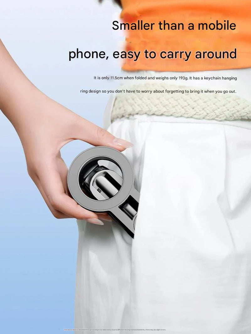 4-In-1 Multi-Function Selfie Stick with Wireless Remote Control | Magnetic, Cell Phone Clip Dual Combination, 360° Rotation