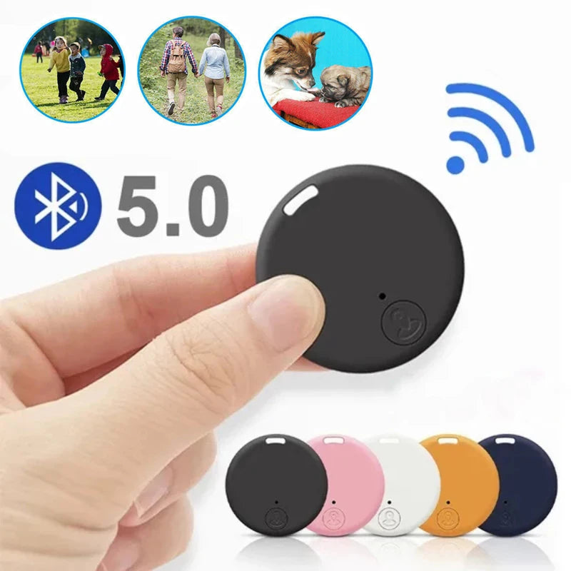 Mini GPS Tracker Bluetooth 5.0 Anti-Lost Device Pet Kids Bag Wallet Tracking for IOS/ Android Smart Finder Locator Accessories.