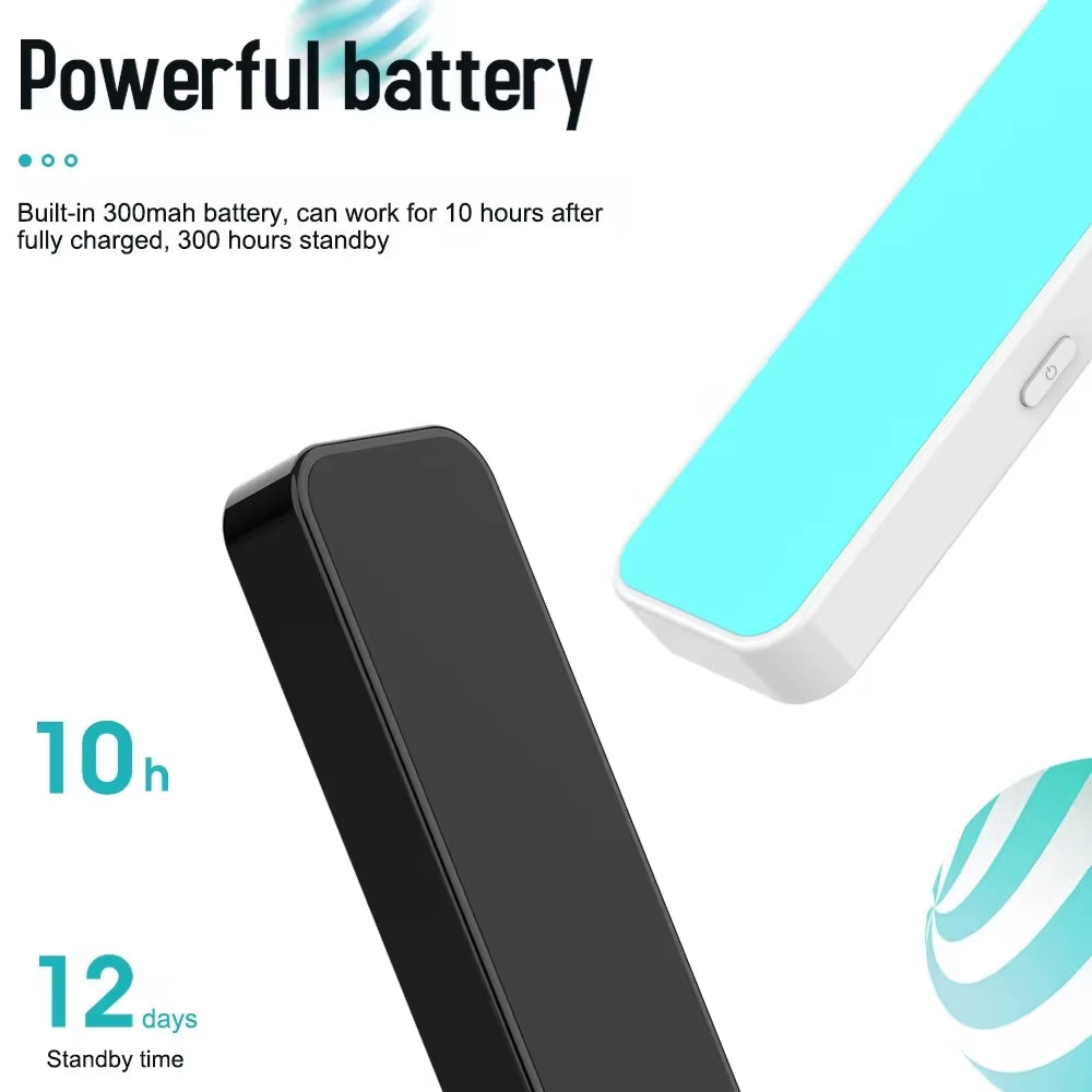 Bone Conduction Music Box Wireless Bluetooth-Compatible Speaker Stereo Bass under Pillow Improve Sleep Travel for Facebook-Blue.