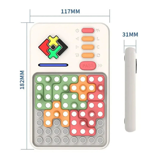 Super Block Smart Jigsaw Game 1000+ Levelled up Challenges Brain Teaser Puzzles Interactive Fidget Toys Children'S Gifts.