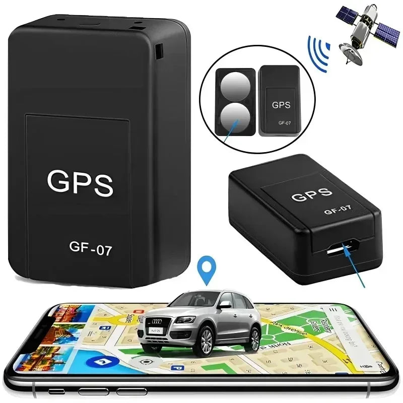 Magnetic Mini Car Tracker GPS Real Time Tracking Locator Device Magnetic GPS Tracker Real-Time Vehicle Locator Pet Tracker GF07