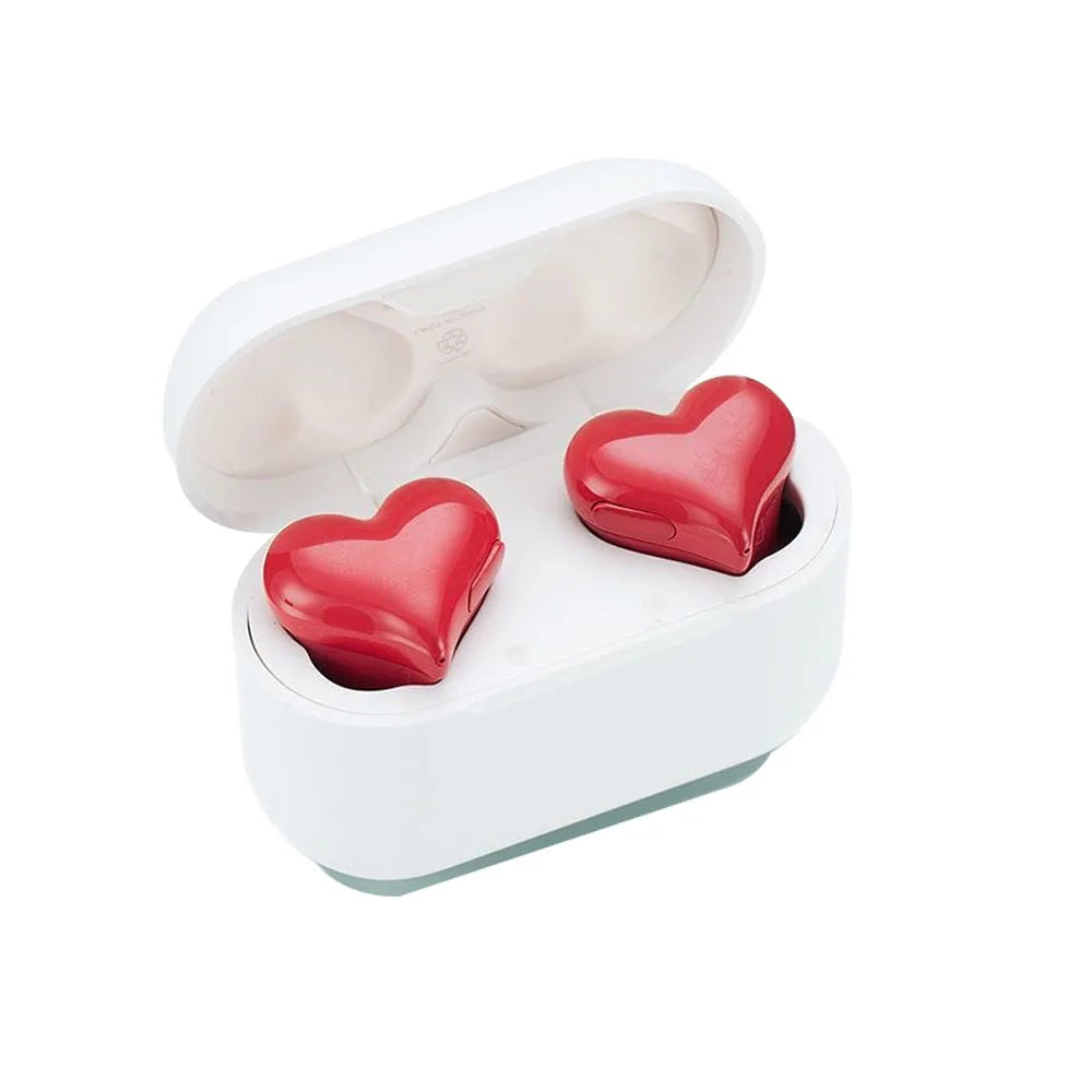 New Wireless Bluetooth Headphones Heart Shaped Earphones Woman Earphone High Quality Heart Earbuds Girl Gift.