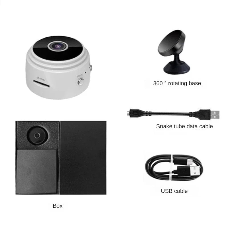 A9 Mini Camera 1080P Remote Monitor with Motion Night Version Voice Video Security Wireless Camcorders Surveillance Cameras.